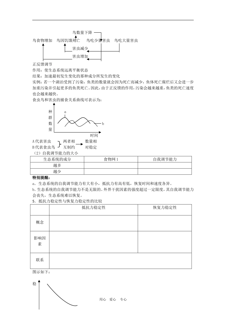 高三生物导学案：5.5 生态系统的稳定性人教版必修3_第3页
