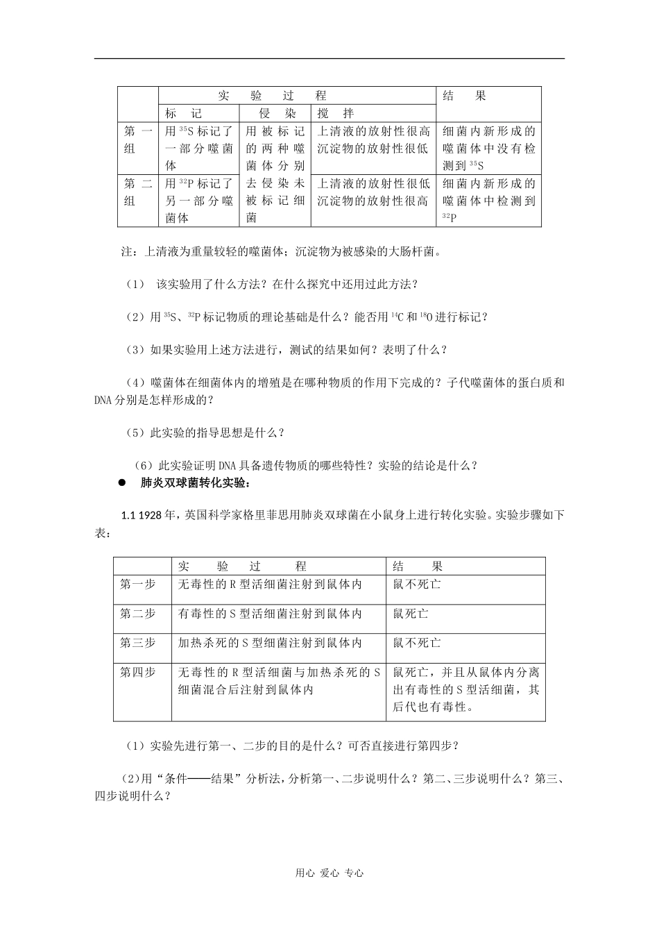 高中生物 6.1《遗传信息》学案（3） 沪科版第二册_第2页