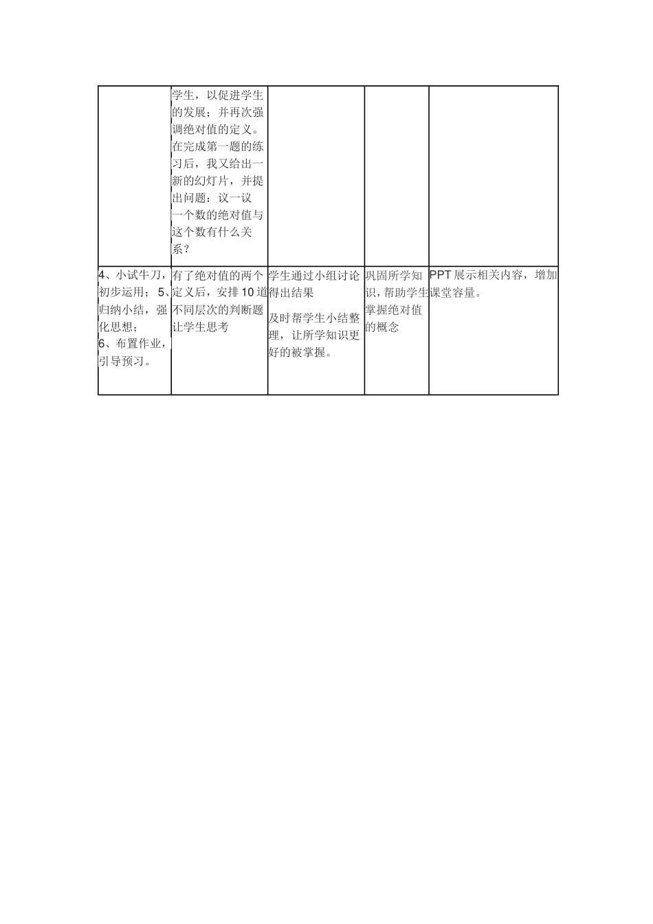 绝对值教学设计_第3页
