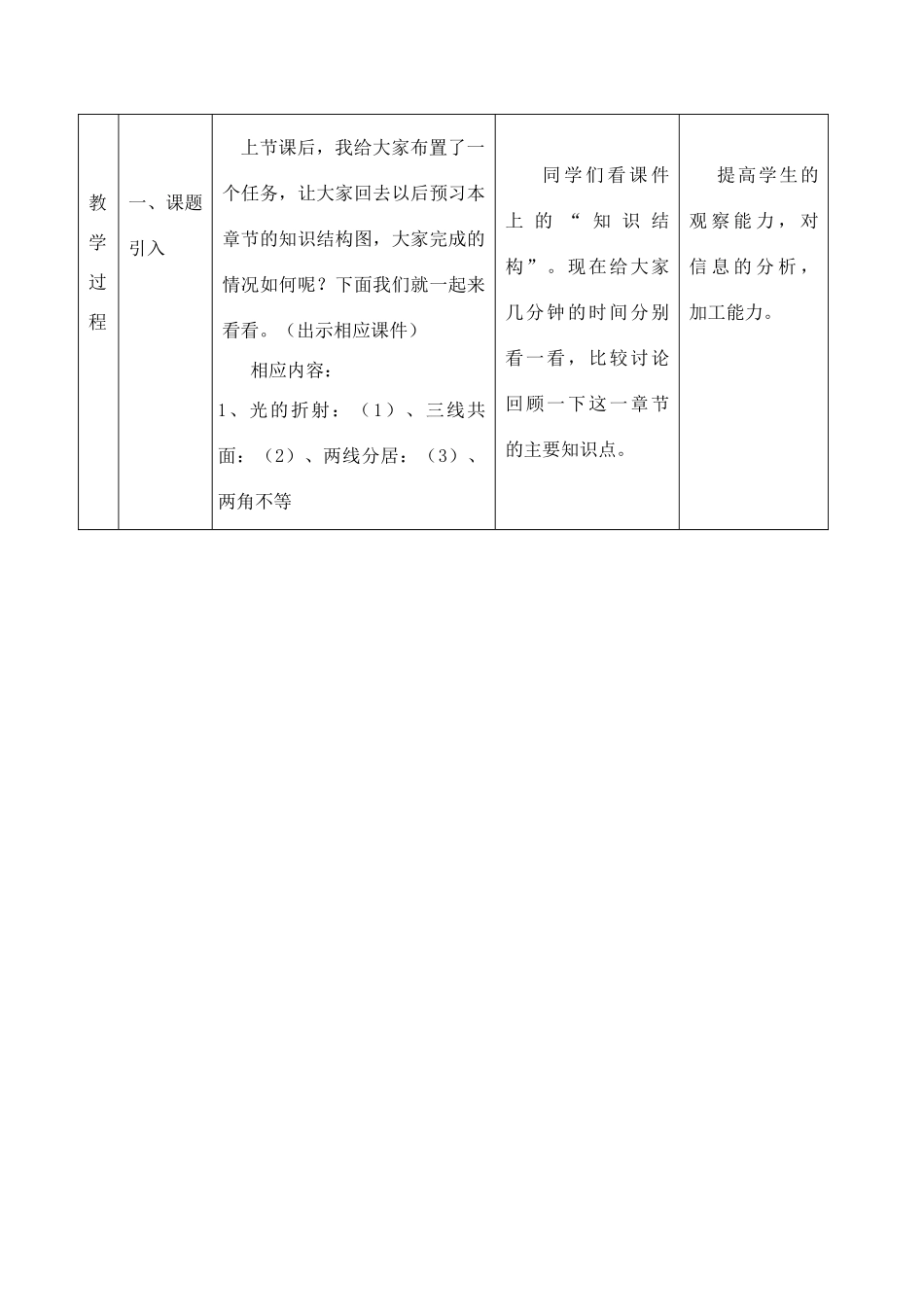 九年级物理 透镜及其应用复习教案 苏科版_第2页