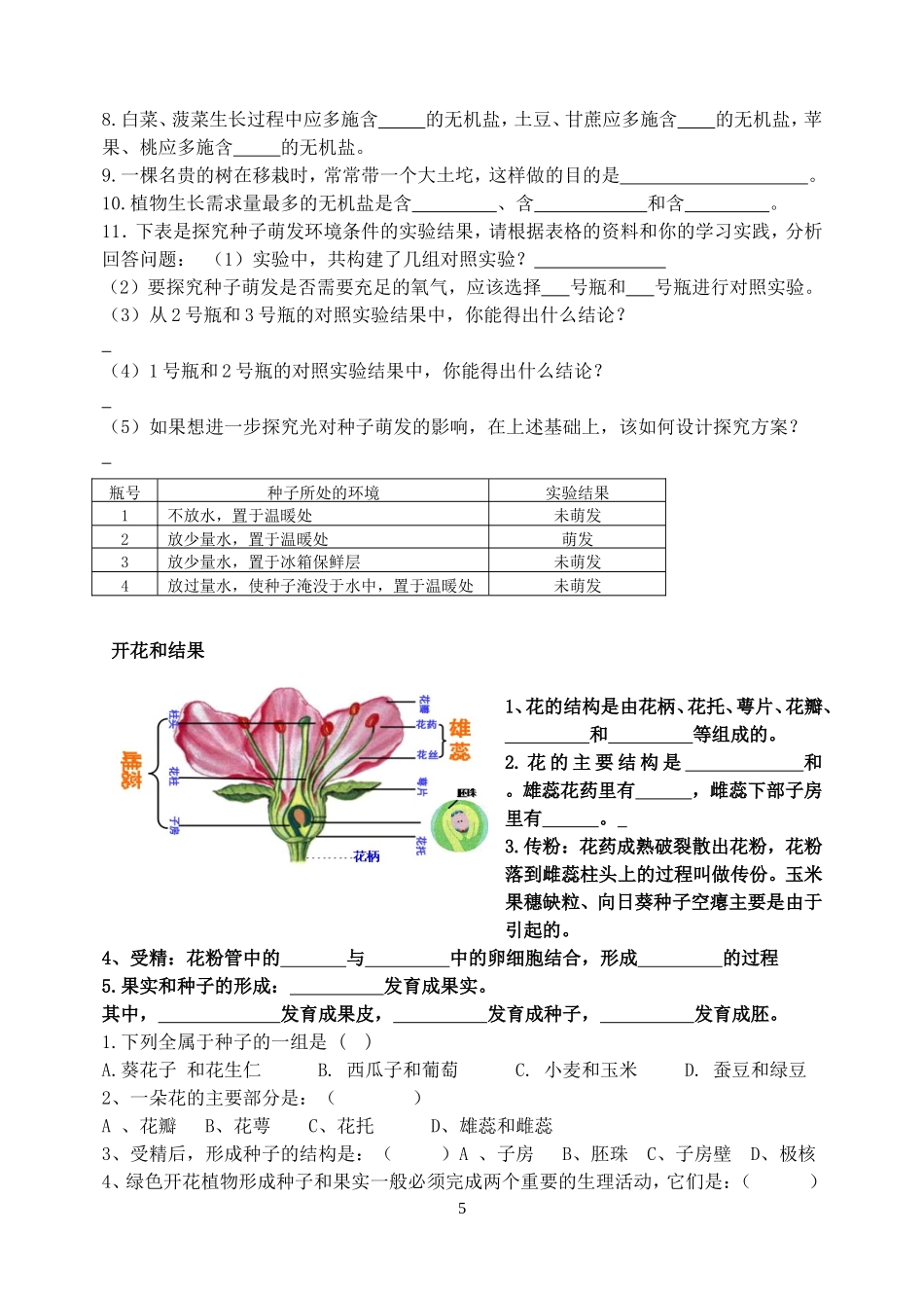 被子植物的一生章复习资料_第3页