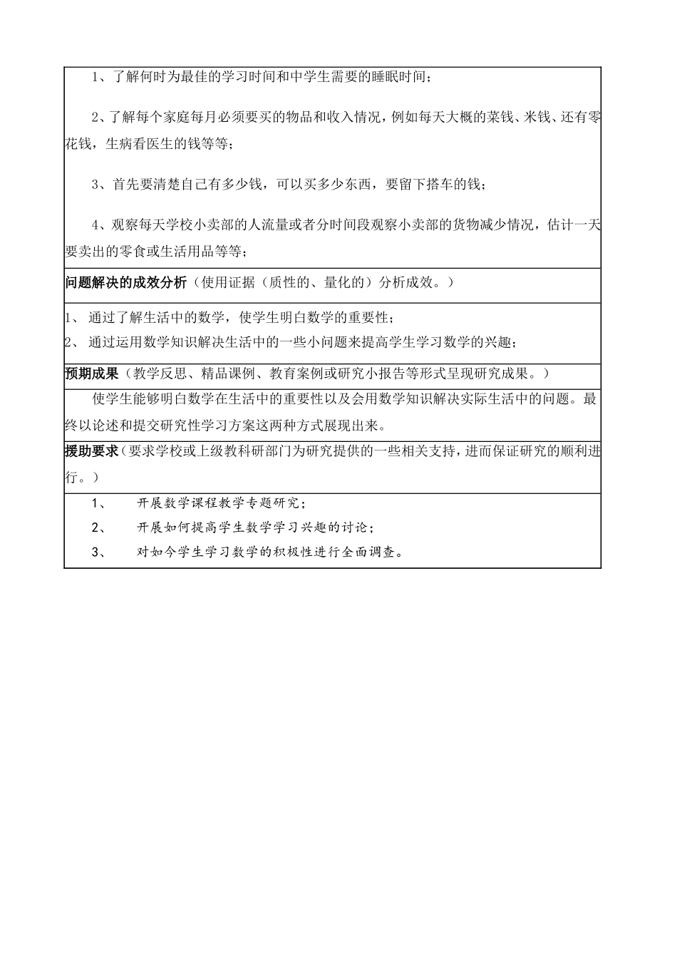 运用生活中的数学提高学生学习数学的兴趣研究_第2页