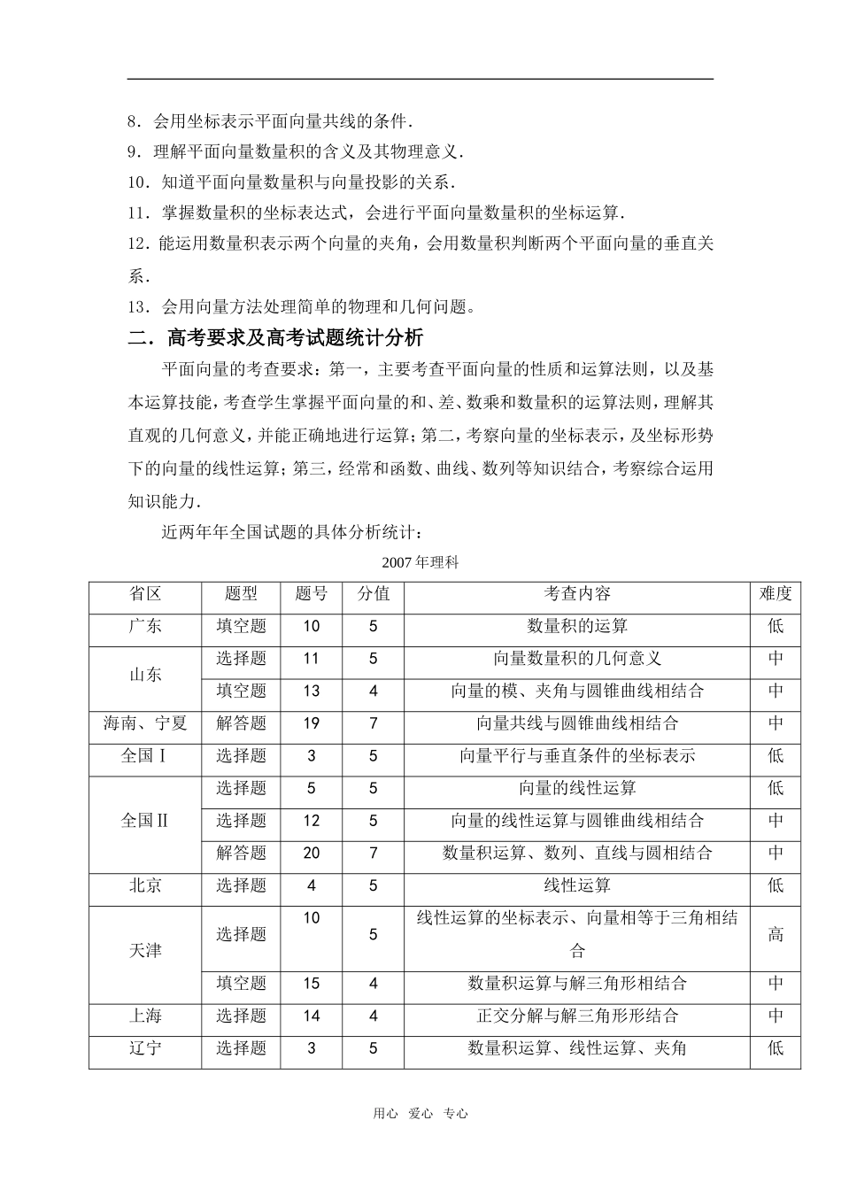 安徽省滨州市高三数学教学研讨会专题-平面向量_第3页