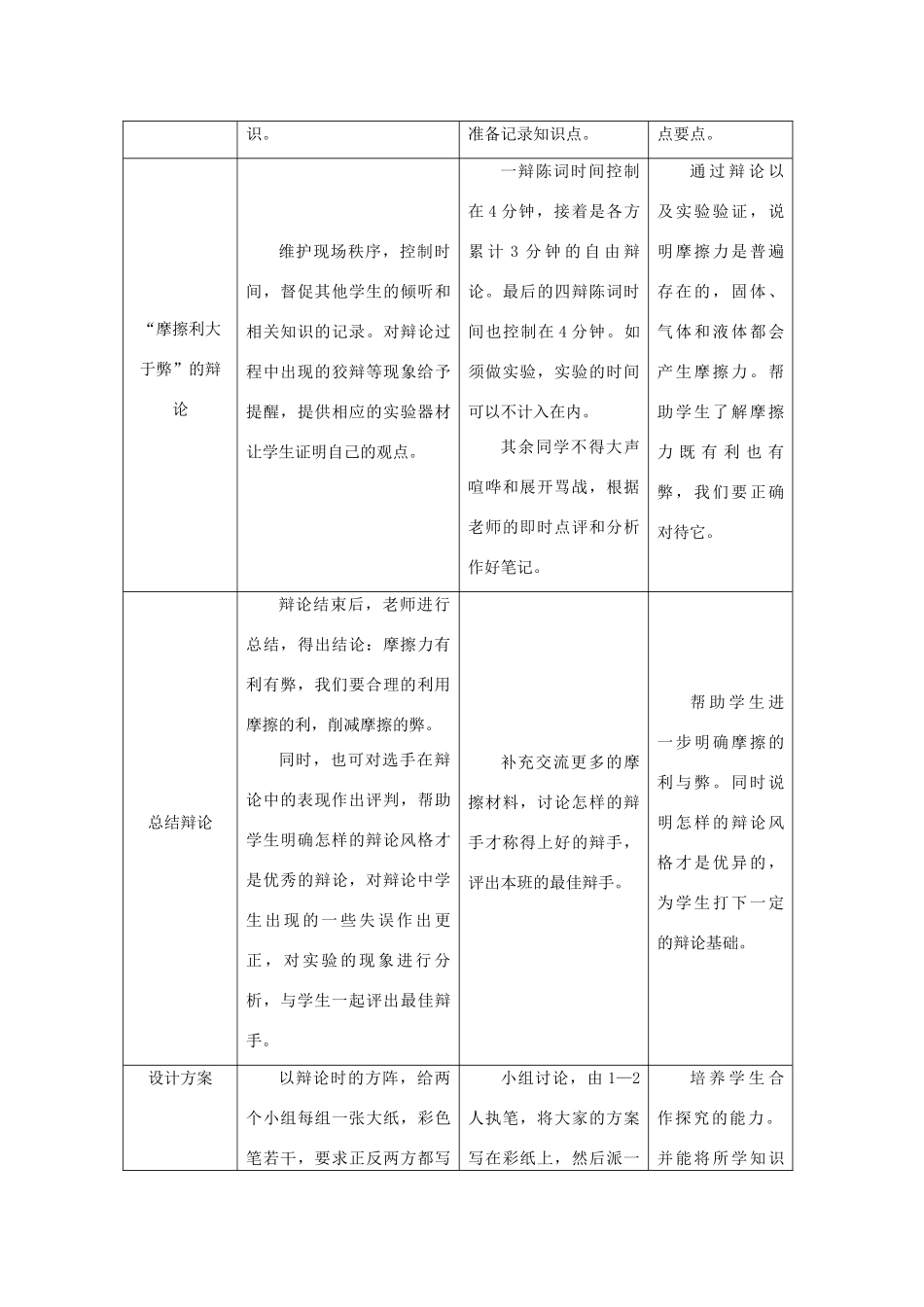 七年级科学下册 第2章第6节 摩擦的利和弊教案 浙教版_第3页