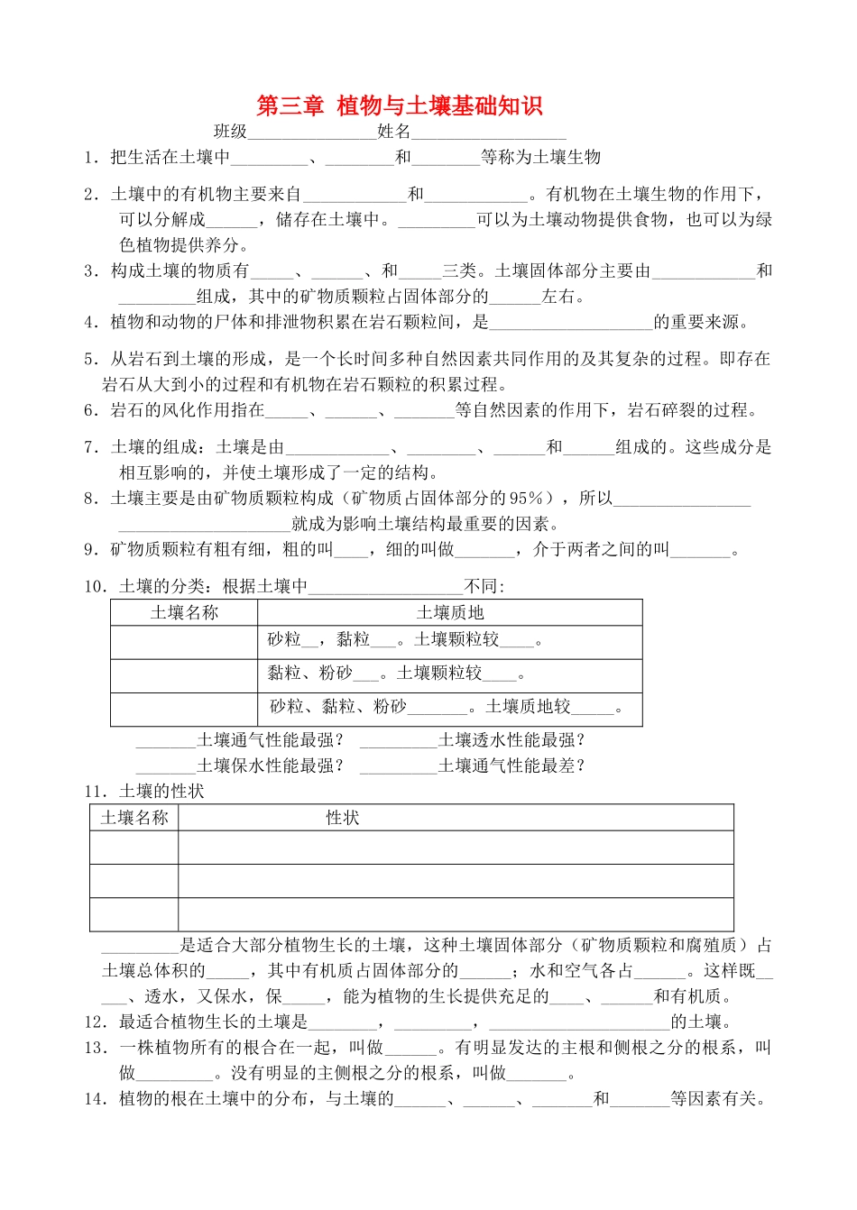复件 第三章 植物与土壤基础知识_第1页