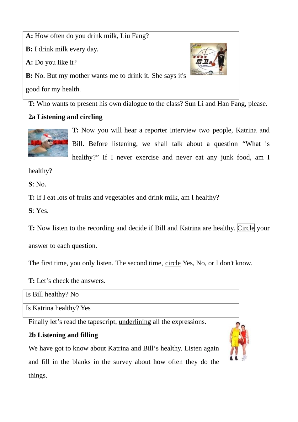 八年级英语Unit1 Section B新课标 人教版_第3页