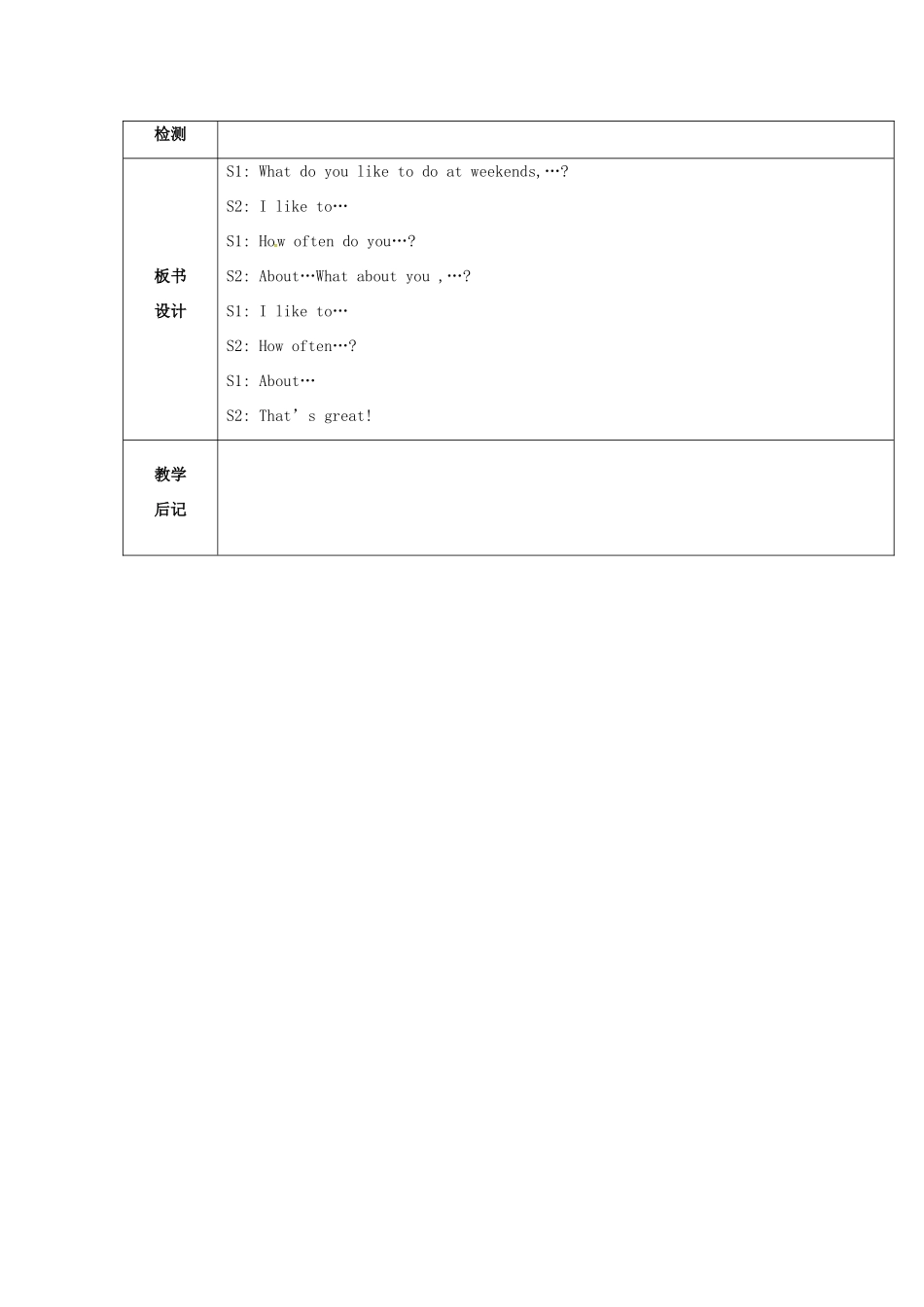 七年级英语上册 Unit 4 My day Integrated skills教案 （新版）牛津版-（新版）牛津版初中七年级上册英语教案_第3页