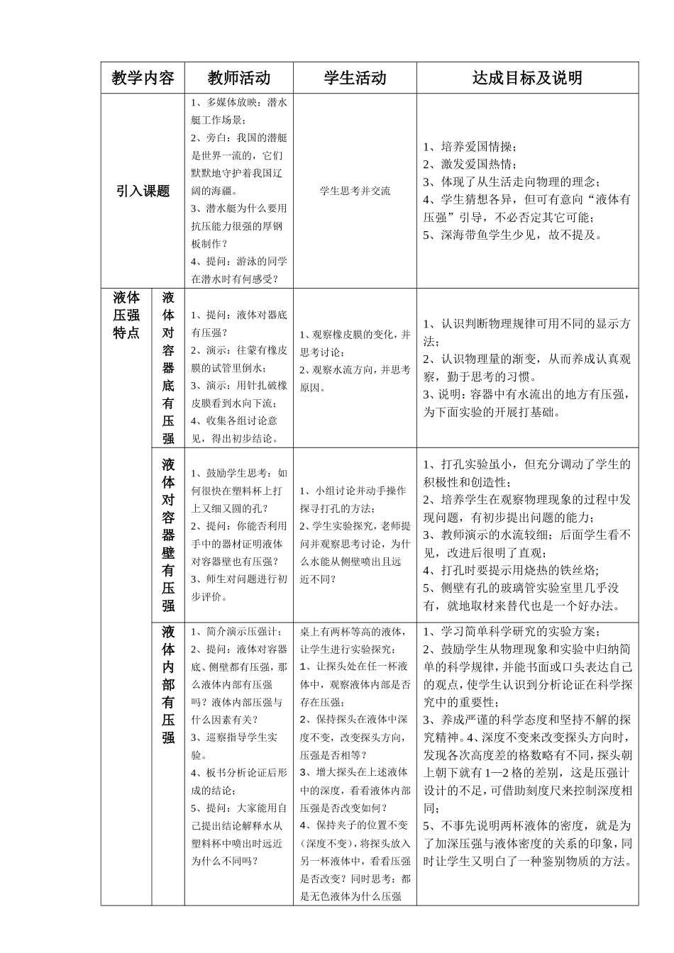 《液体的压强》教学设计_第3页