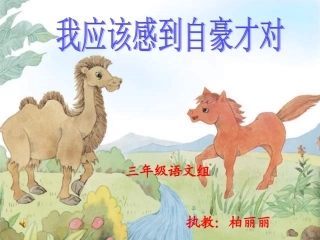 我应该感到自豪才对校级展示课