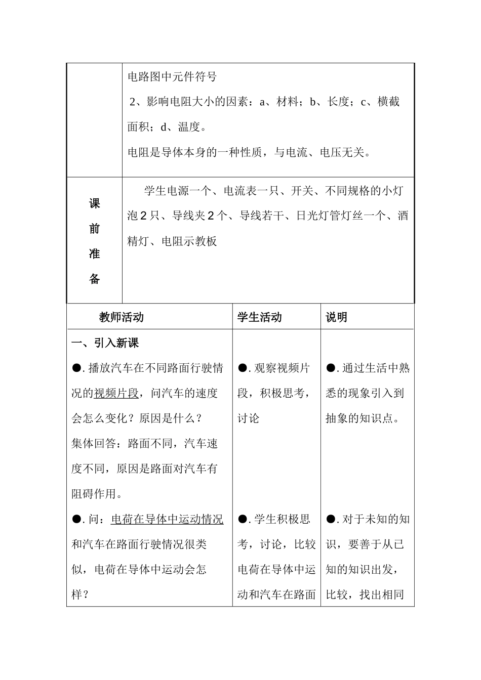 电阻的教学设计_第2页