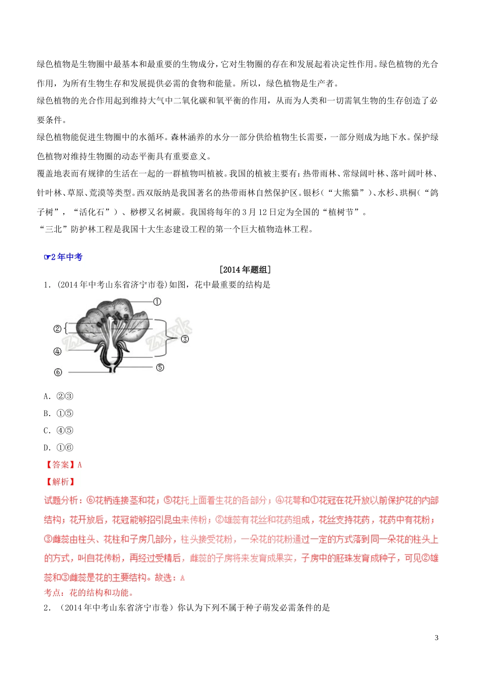 被子植物的一生专题_第3页