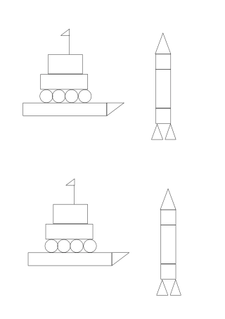 《认识图形》作业涂一涂