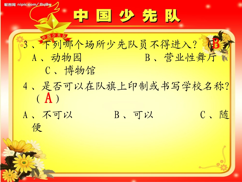 少先队知识竞赛_第3页