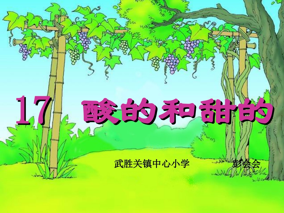 《酸的和甜的》_第1页