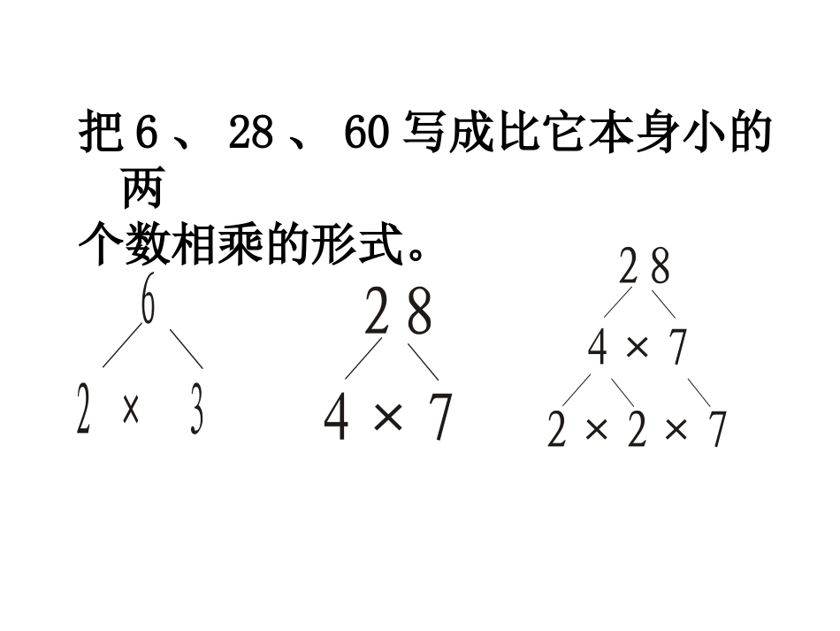 新人教版五年级数学下册分解质因数_第3页