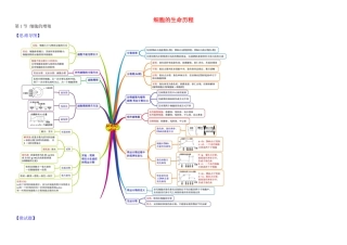 高中生物 1 6.1 细胞的增殖教材图解学案 新人教版必修1-新人教版高一必修1生物学案