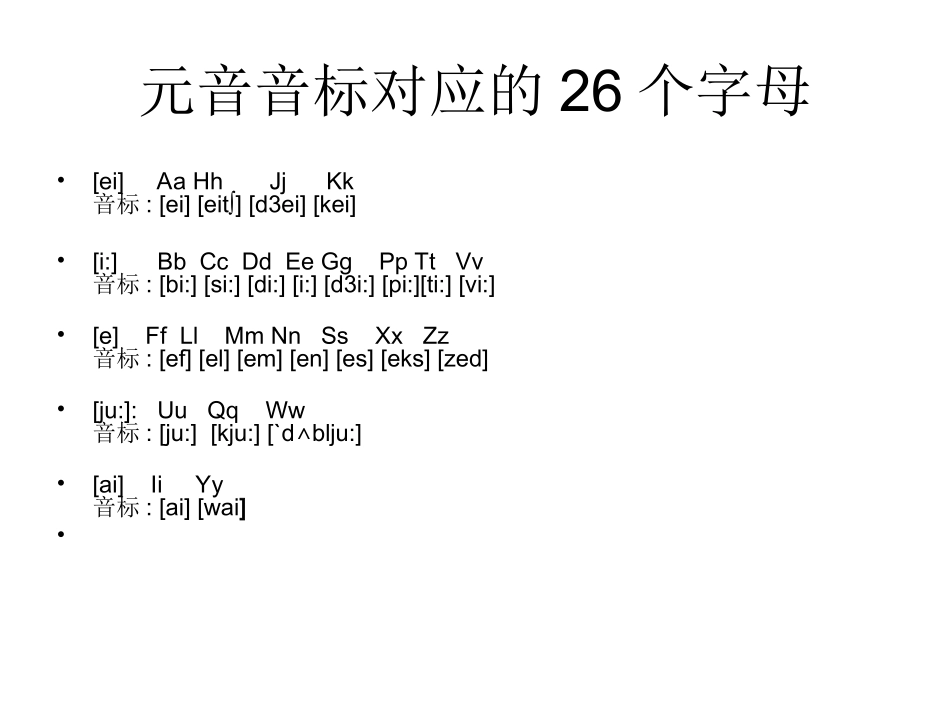 元音、辅音字母_第2页