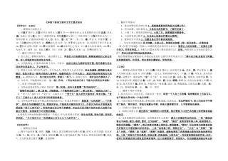 七年级下册语文文言文专题复习