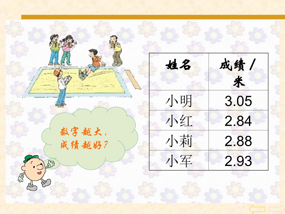 新课标小学数学四年级下册《小数的大小比较课件》课件_第3页