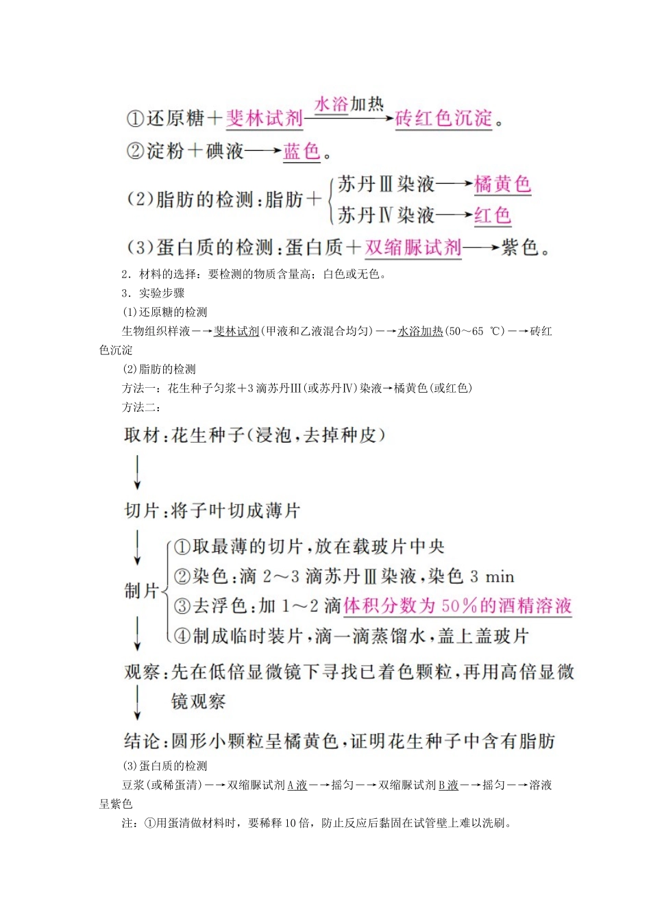 （全国版）高考生物一轮复习 第2讲 细胞中的元素和化合物、细胞中的无机物培优学案-人教版高三全册生物学案_第3页