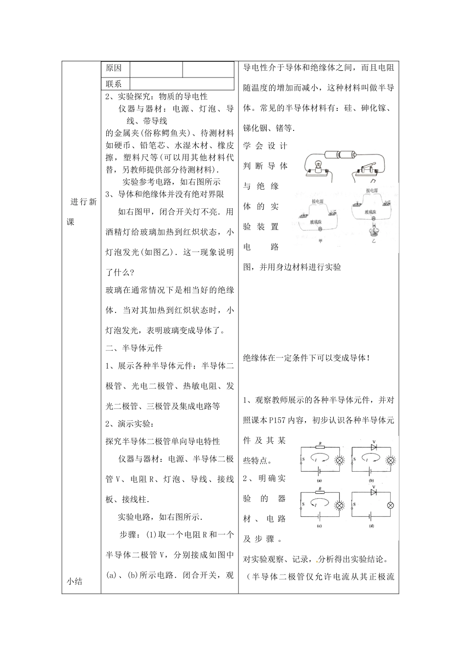 九年级物理 半导体教案 沪科版_第2页