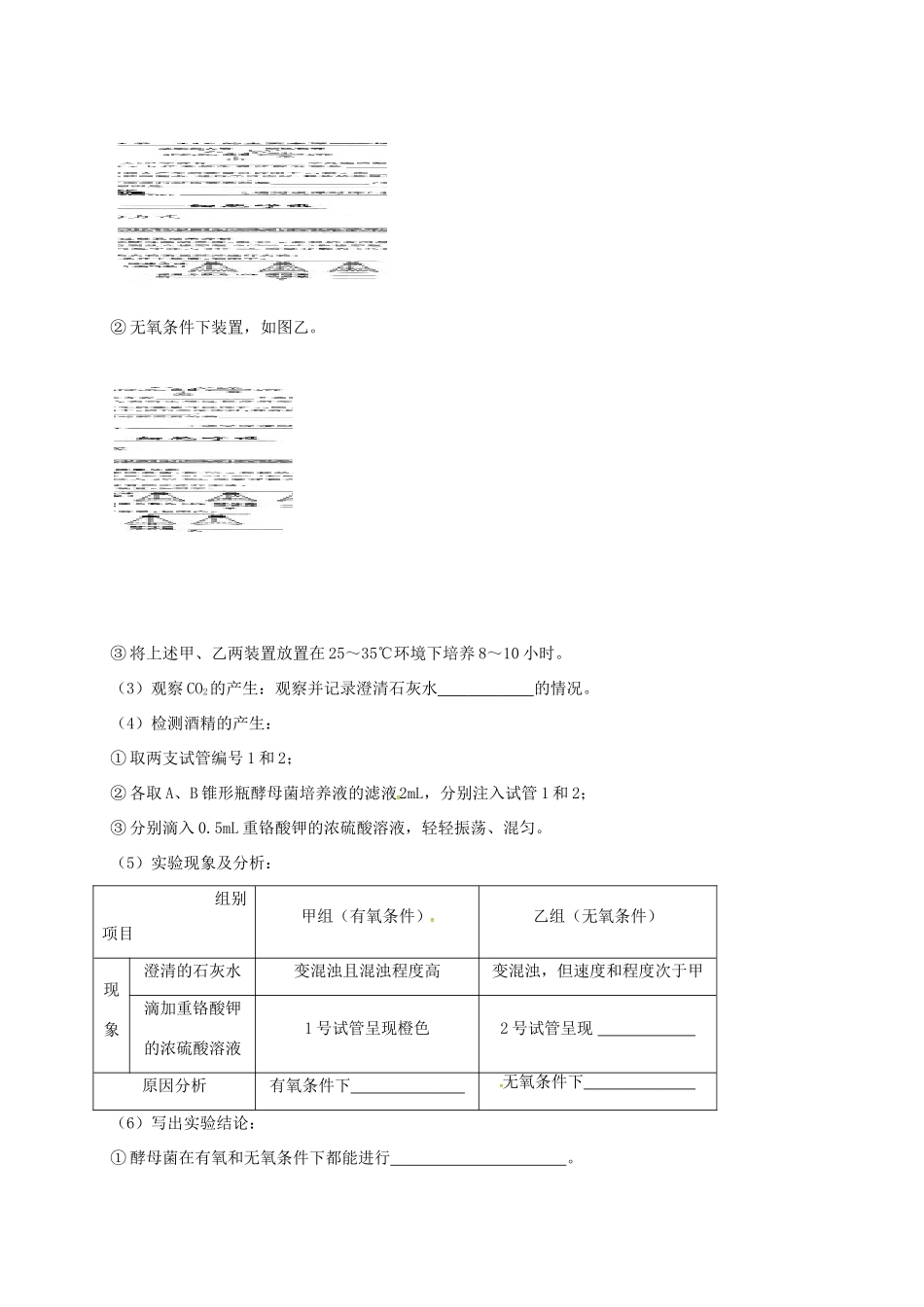 高中生物 5.3 ATP的主要来源——细胞呼吸导学案（无答案）新人教版必修1-新人教版高一必修1生物学案_第2页