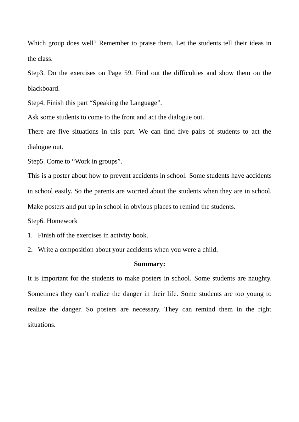 九年级英语上册Unit6 Accidents 8冀教版_第2页