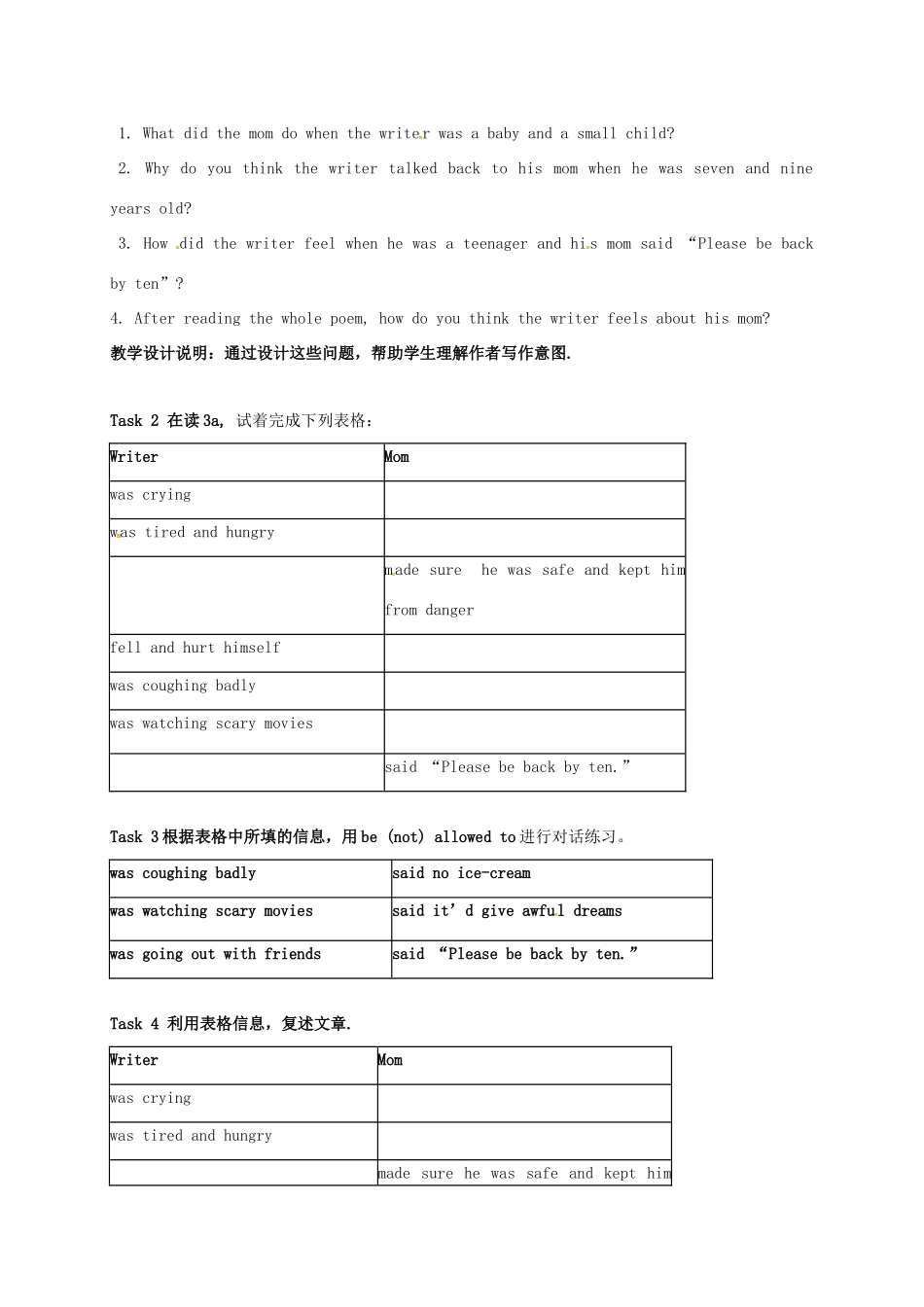 九年级英语全册 Unit 2 Teenagers should be allowed to choose their own clothes The Third Period教案 鲁教版五四制-鲁教版五四制初中九年级全册英语教案_第2页