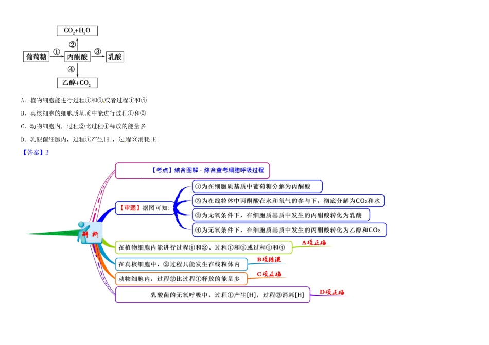 高中生物 1 5.3 细胞呼吸教材图解学案 新人教版必修1-新人教版高一必修1生物学案_第2页