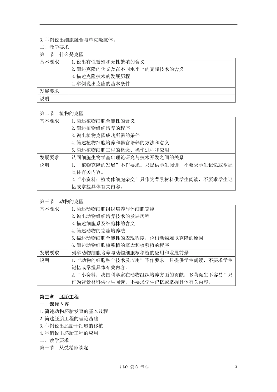 高中生物 《现代生物科技专题》学案（1） 浙科版选修3_第2页