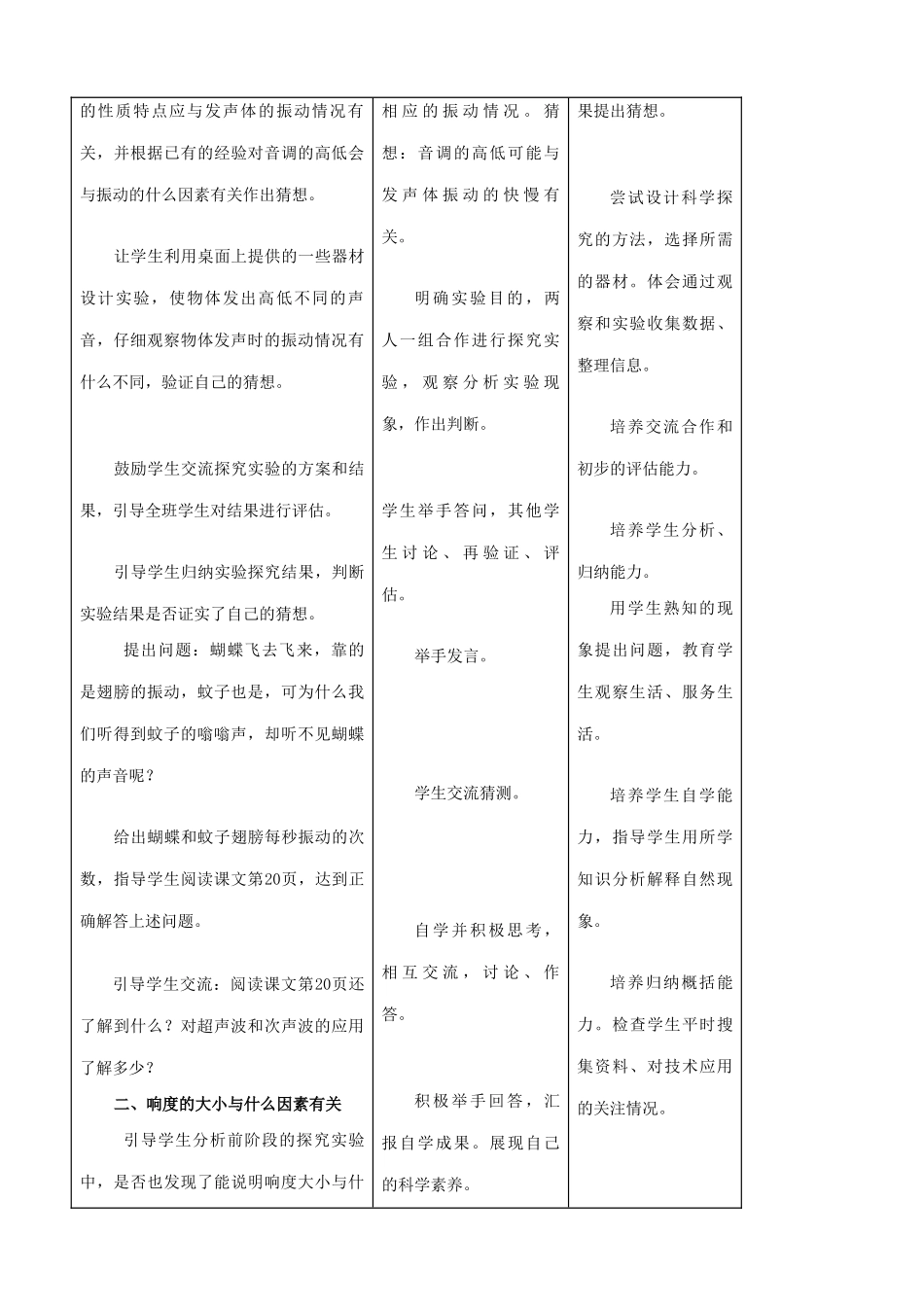 八年级物理新人教版声音的特性1_第3页