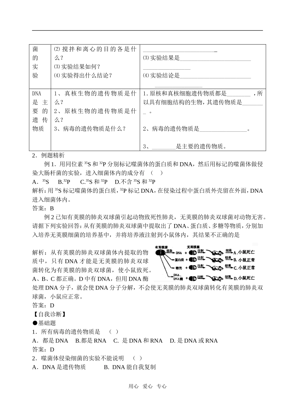第07课时第三章第1节DNA是主要的遗传物质_第2页