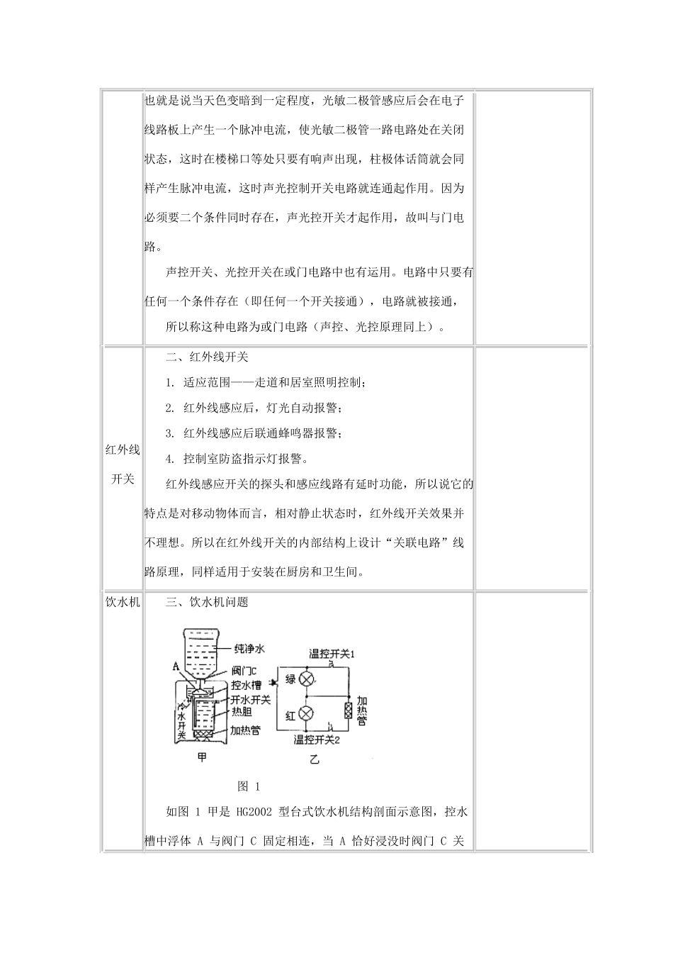 九年级物理下册 9.4 家庭生活自动化、智能化教案 （新版）教科版-（新版）教科版初中九年级下册物理教案_第2页