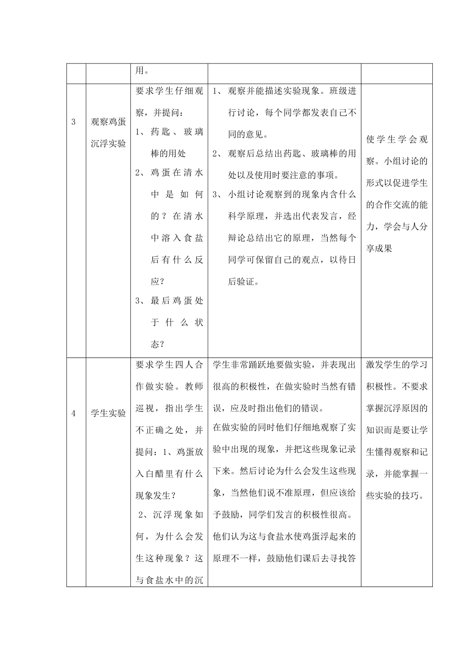 七年级科学上册《实验和观察》教案2 浙教版_第3页