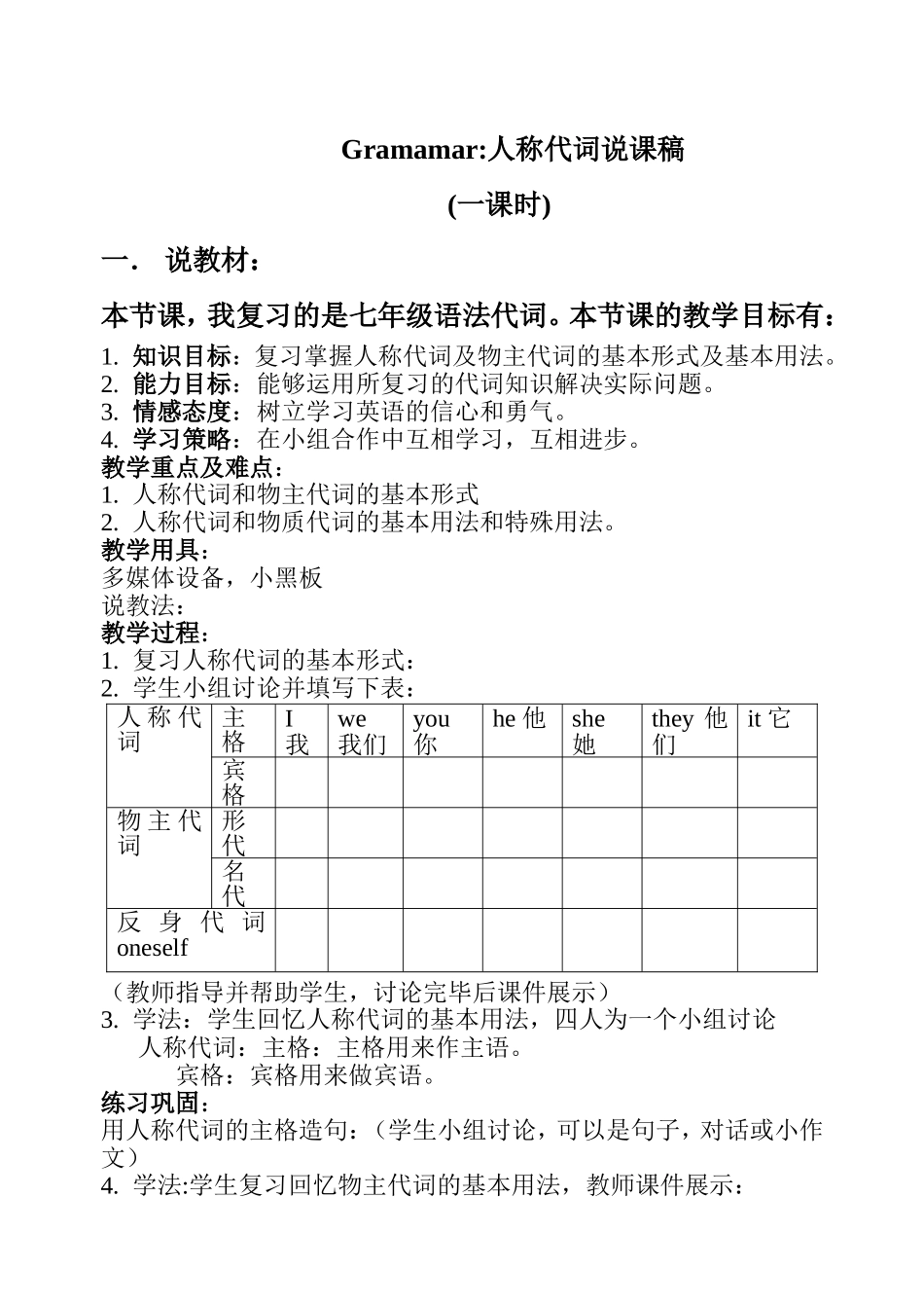 Gramamar代词_第1页