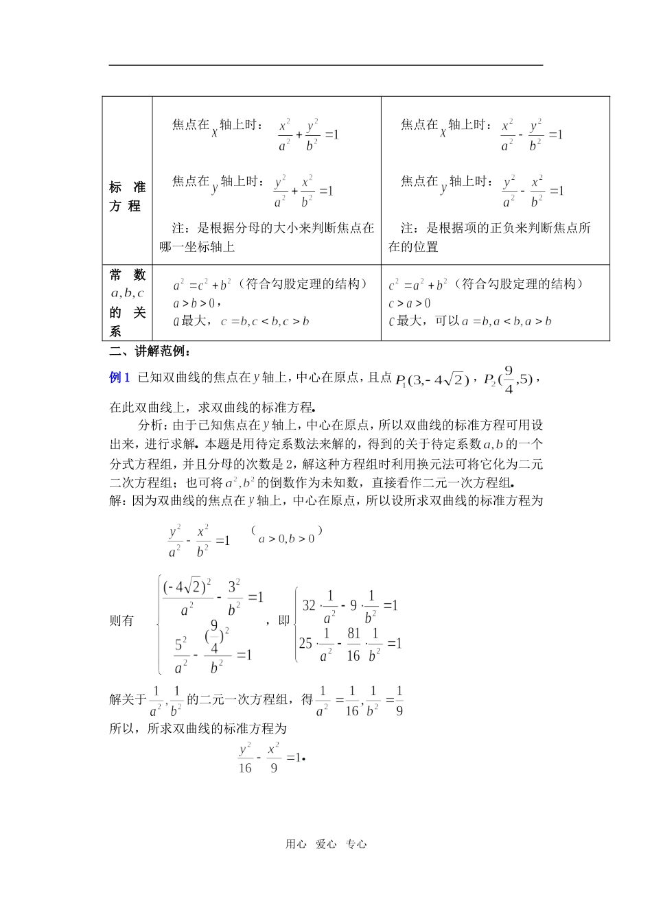 高三数学下8.3双曲线及其标准方程2教案_第2页