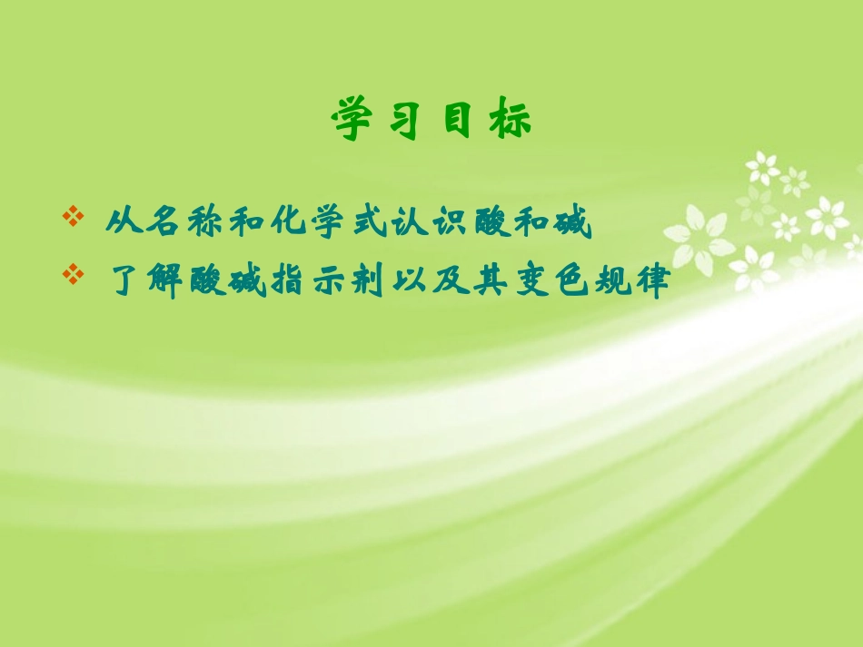 广东省珠海十中九年级化学下册《10.1 常见的酸和碱（第1课时）》课件 新人教版_第2页