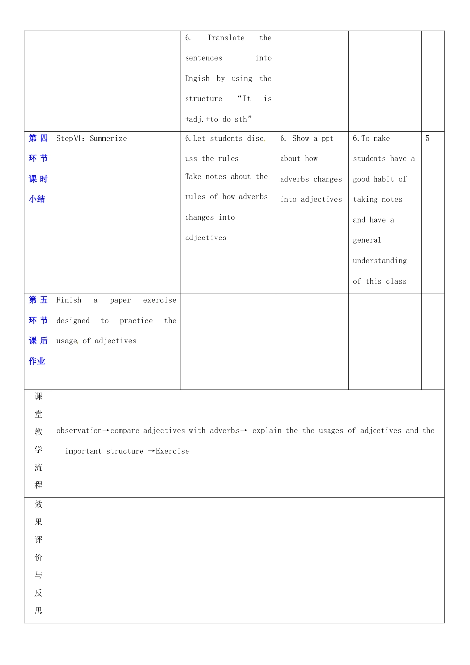 七年级英语上册 Unit 4 Seasons教案5 （新版）牛津深圳版-牛津深圳版初中七年级上册英语教案_第3页