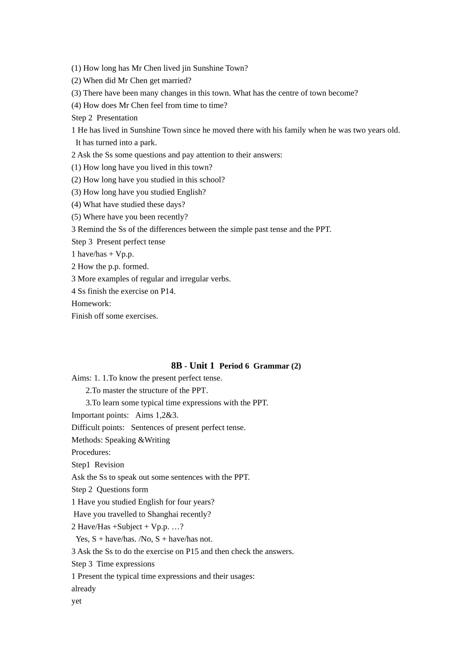 8B-Unit 1教案4～6_第2页