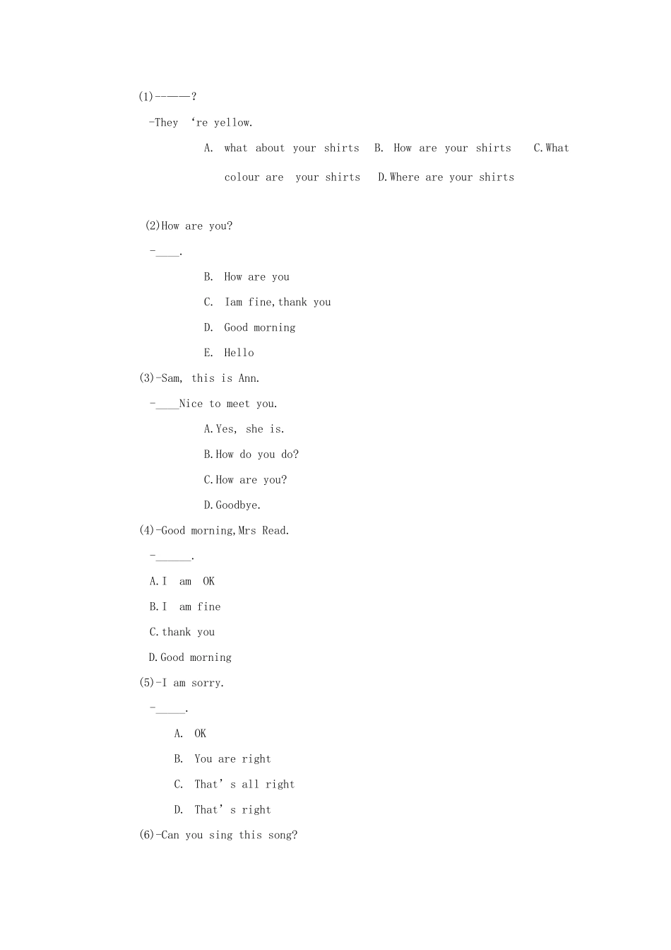 七年级英语上册 Module 4 Unit 3教学设计 外研版_第3页