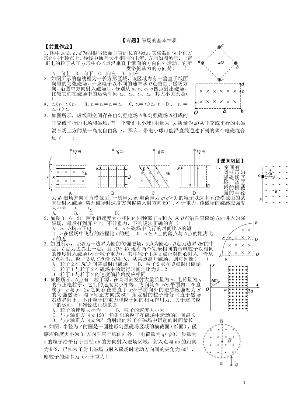 专题ss：磁场_第1页