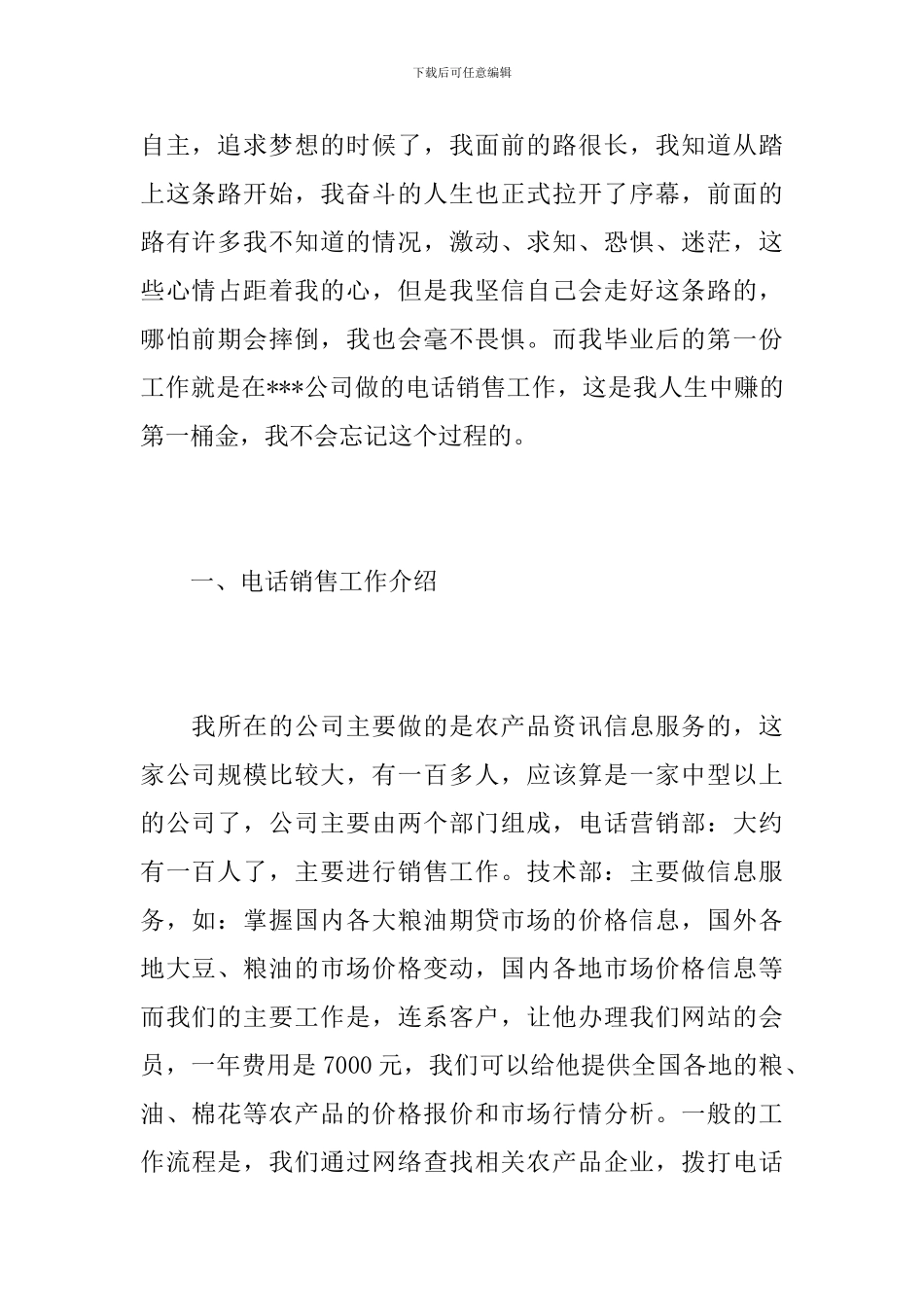 2024年电话销售个人工作总结_第2页