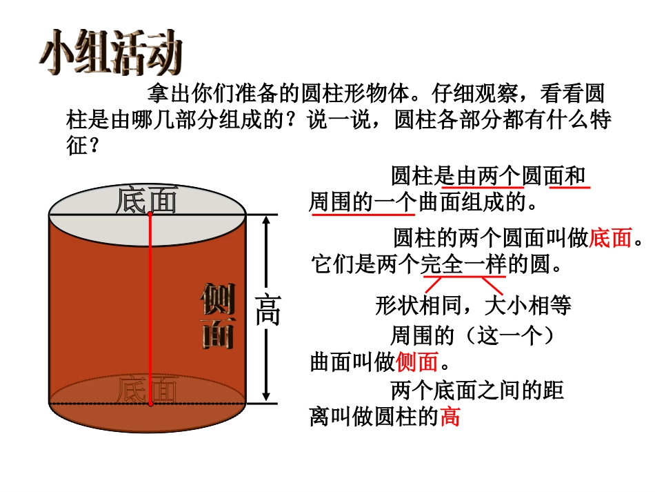 圆柱的认识教学课件_第3页