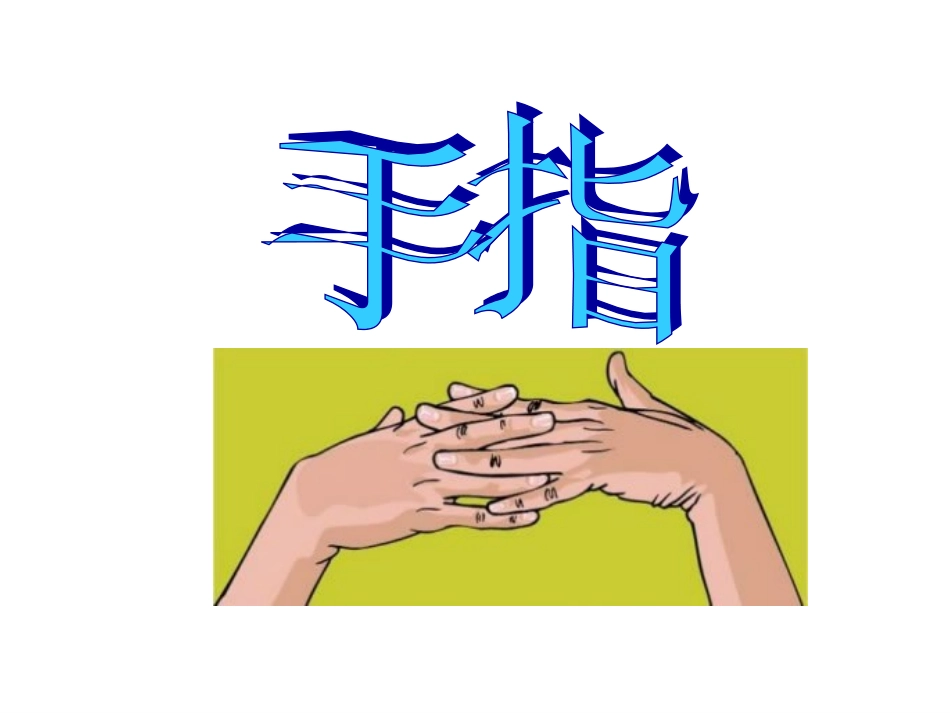 袁艳人教版语文六年级下册《手指》课件_第3页