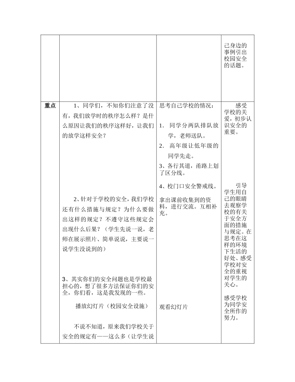 校园安全是大事“教育计划_第2页
