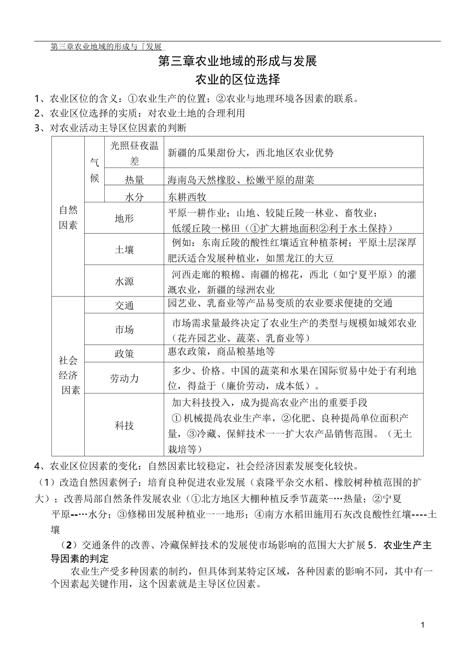 农业地域类型知识点_第1页