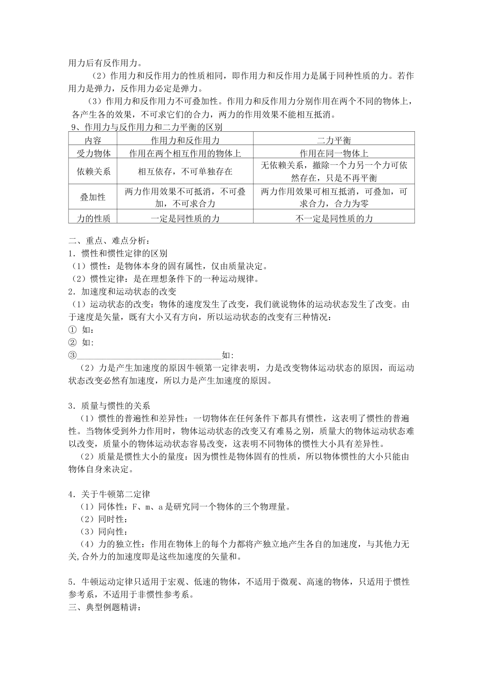 (完整)高中物理牛顿运动定律经典练习题_第2页