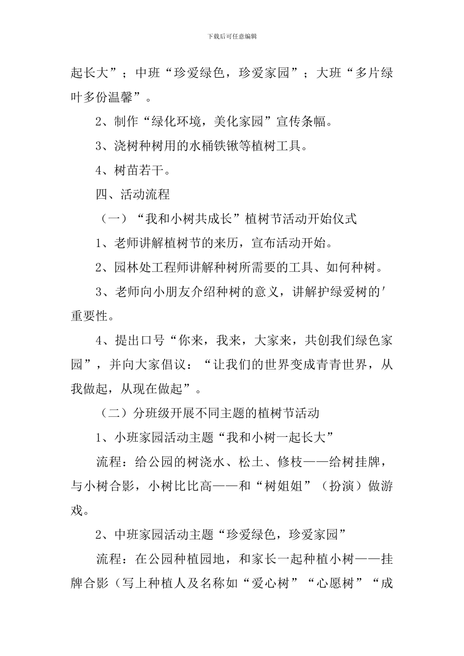 植树节活动策划书5篇_第2页