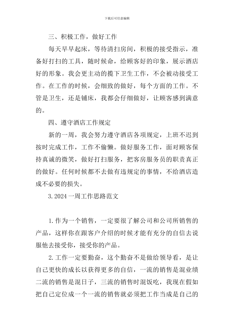 2024一周工作思路范文_第3页