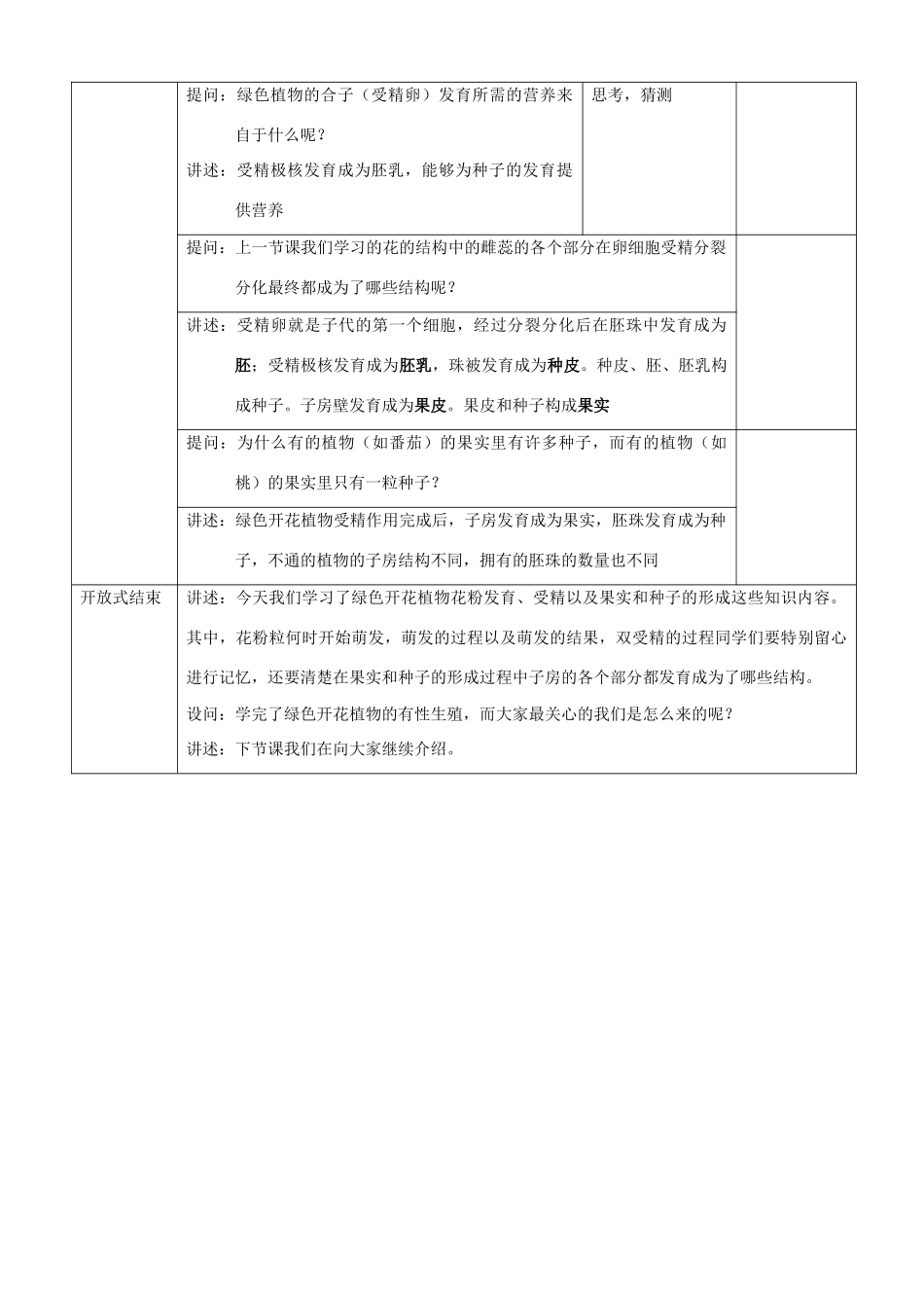 10-1-2绿色开花植物的有性生殖（二）_第3页